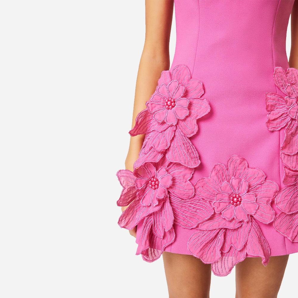 Janelle Mini Dress - Fuchsia