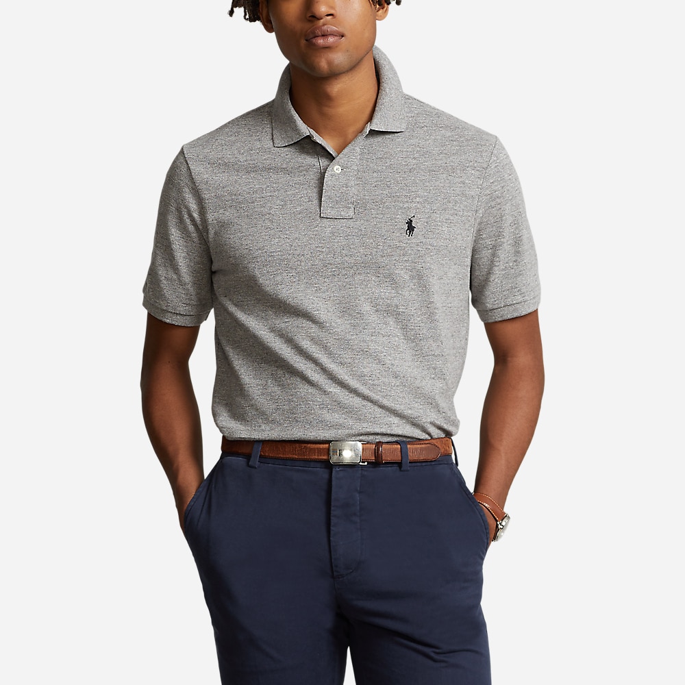 The Iconic Mesh Polo Shirt - Canterbury Heather