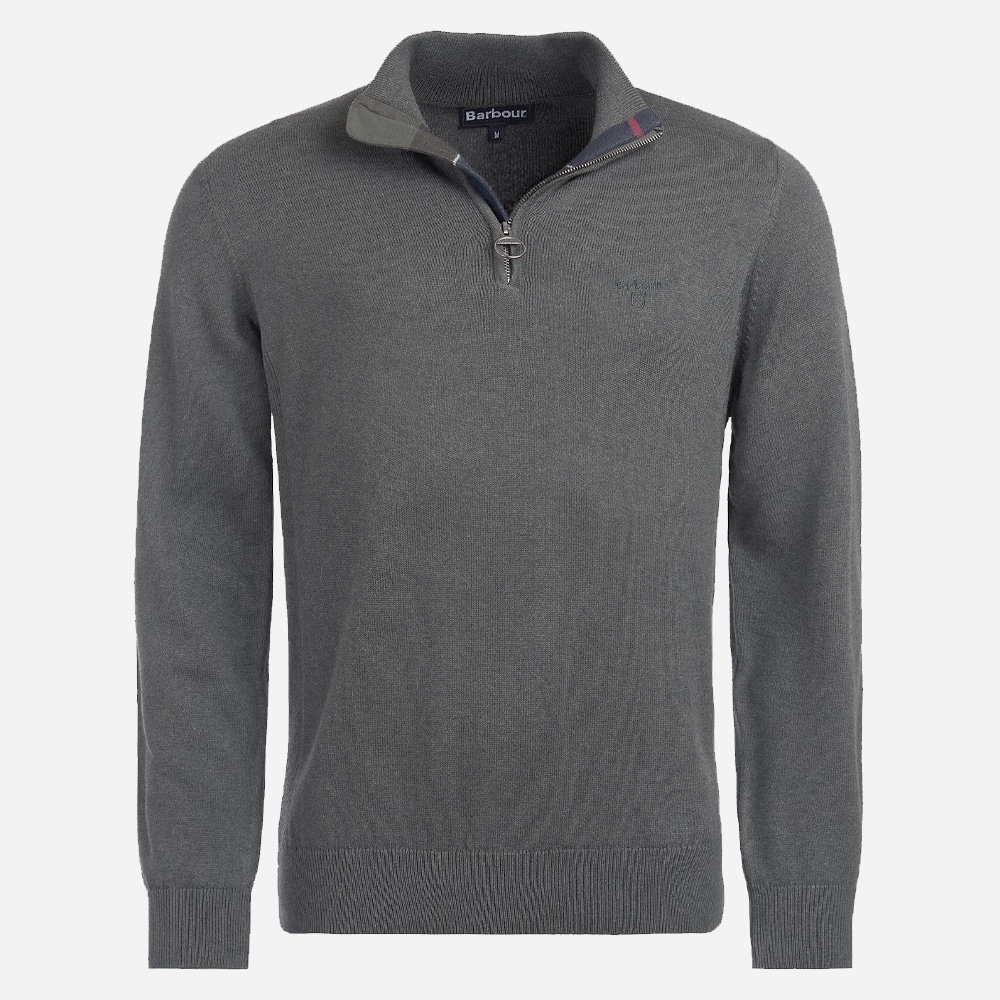 Cotton Half Zip - Olive