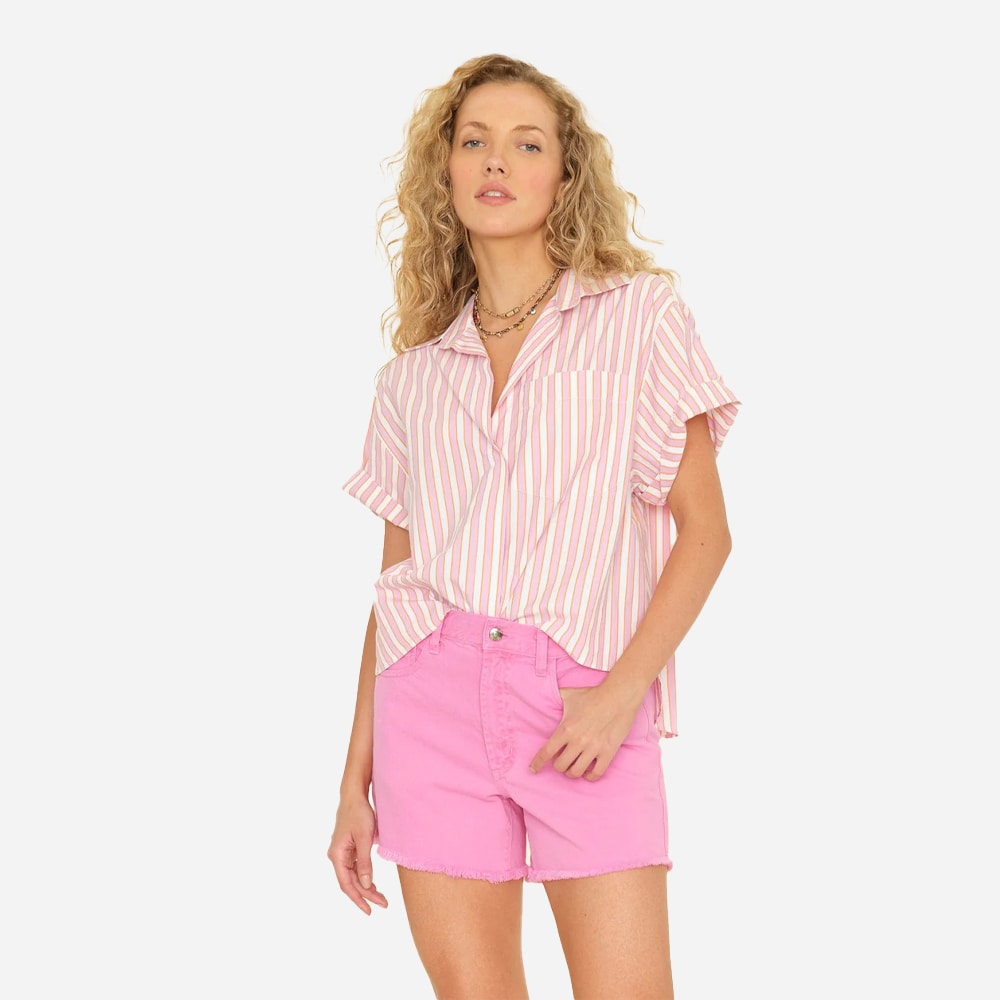 Drake Shirt - Pink Sorbet