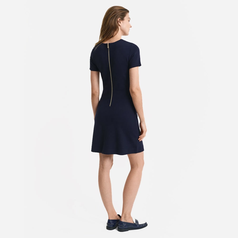Fit And Flare Dress - Navy