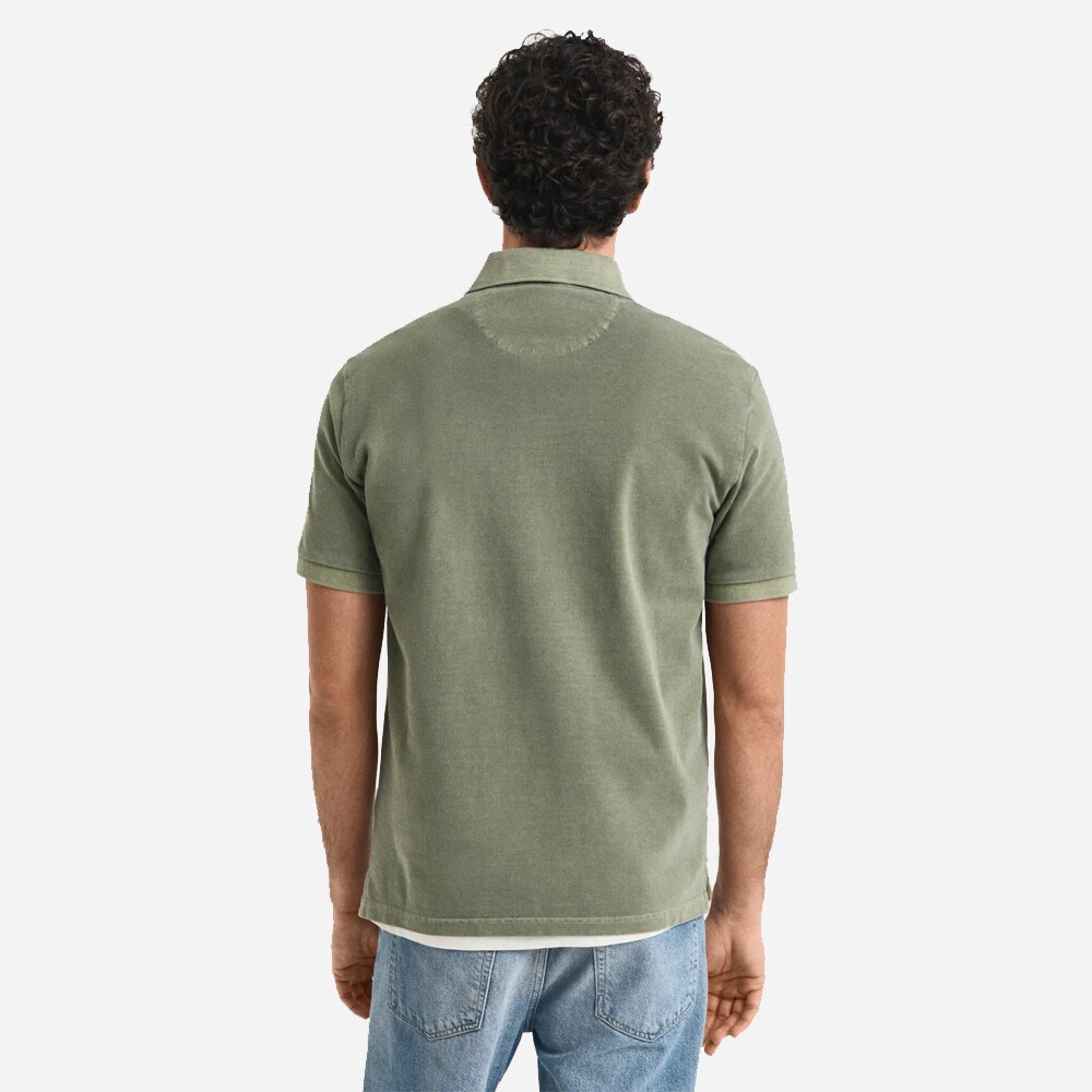 Sunfaded Polo Shirt - Kalamate Green