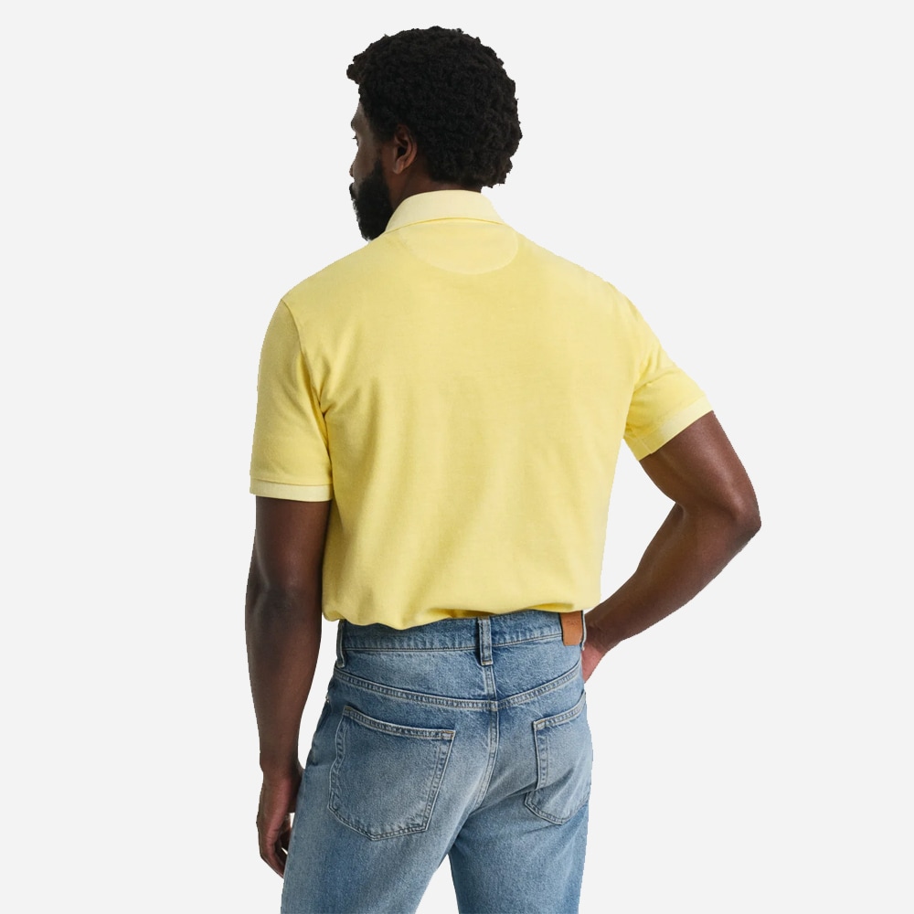 Sunfaded Polo Shirt - Banana Yellow