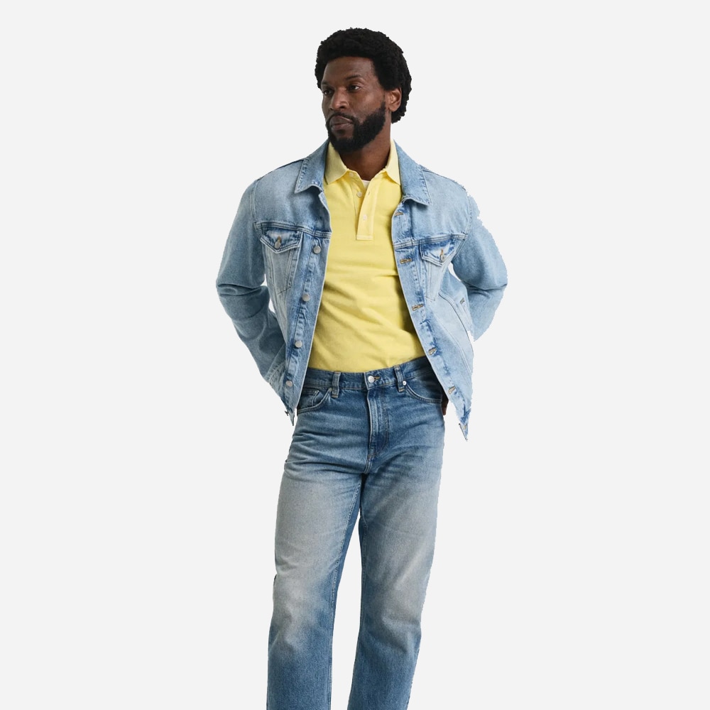 Sunfaded Polo Shirt - Banana Yellow