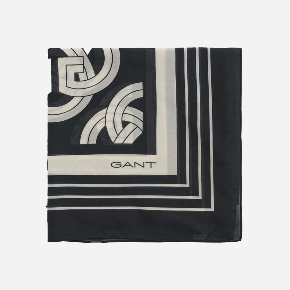 G Pattern Silke Sarong - Black