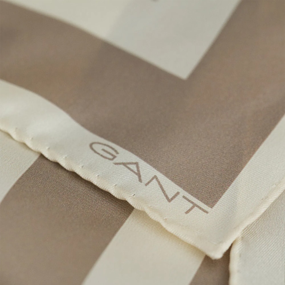 Stripe Print Scarf - Sand
