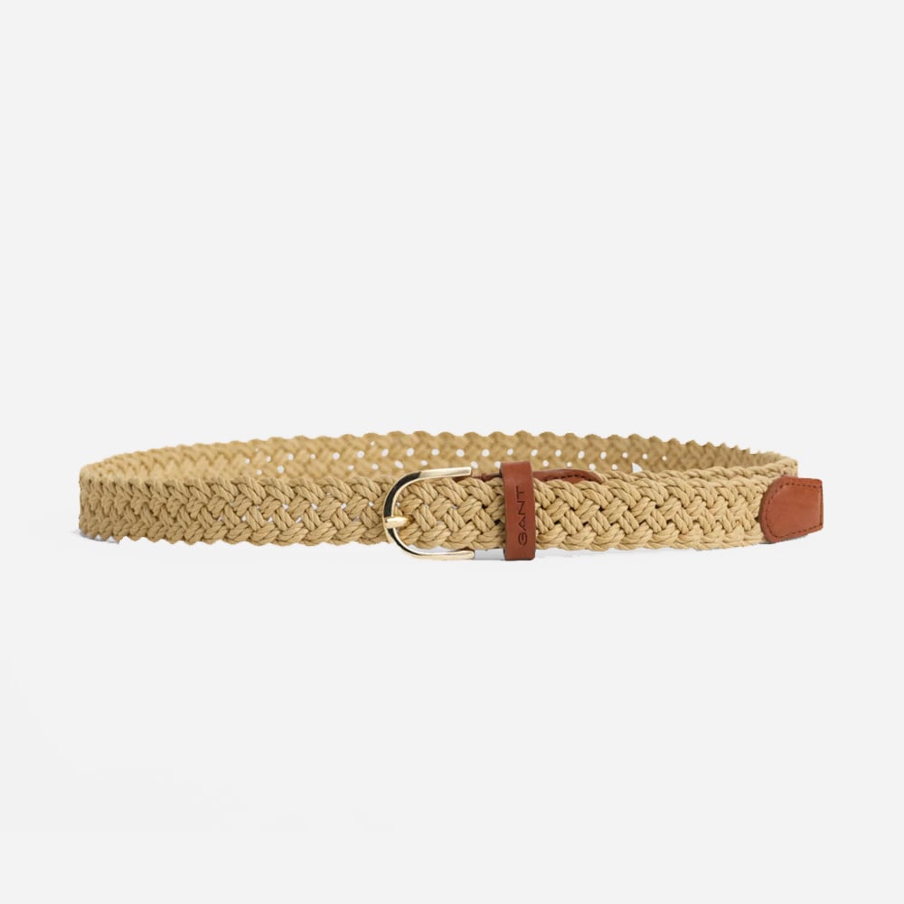 Rope Braided Belt - Beige