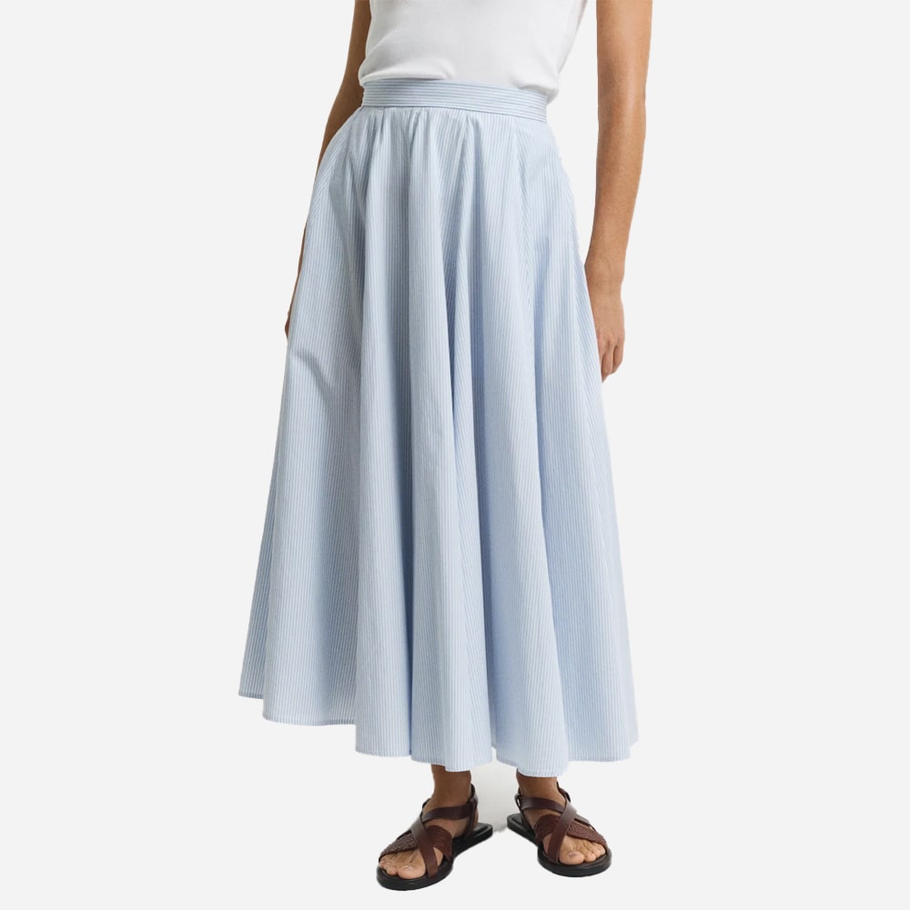 Striped Skirt - Blue
