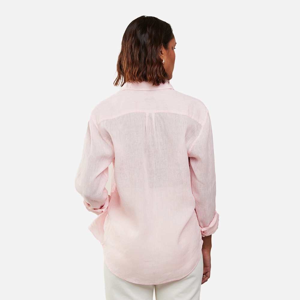 Siri Linen Shirt - Light Pink