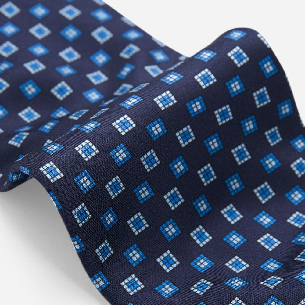 Silk Tie - Blue Fabric
