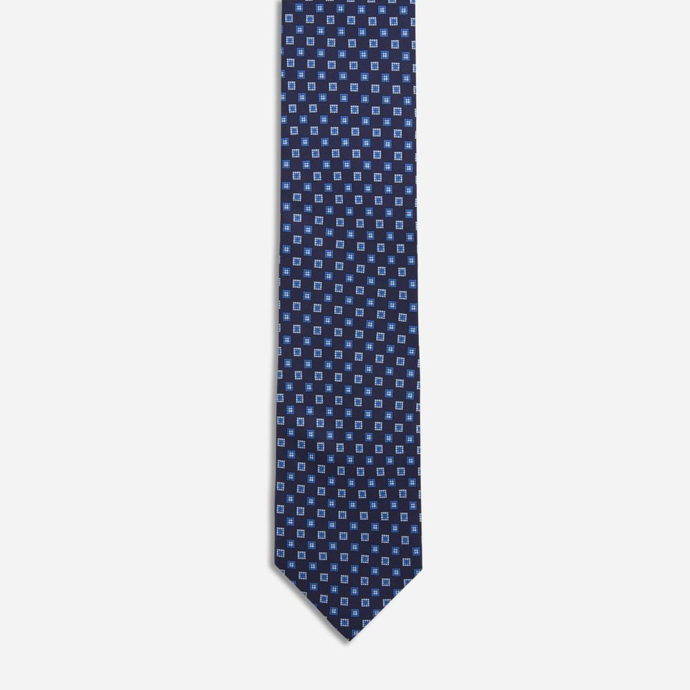 Silk Tie - Blue Fabric