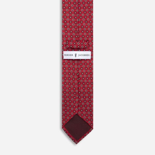 Silk Tie - Red Fabric