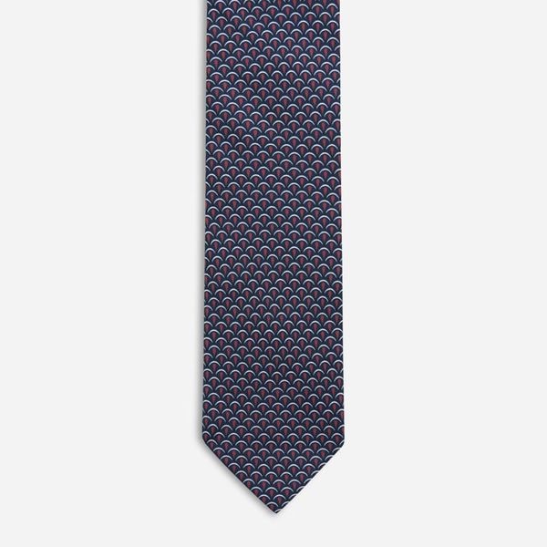 Silk Tie - Blue-Red