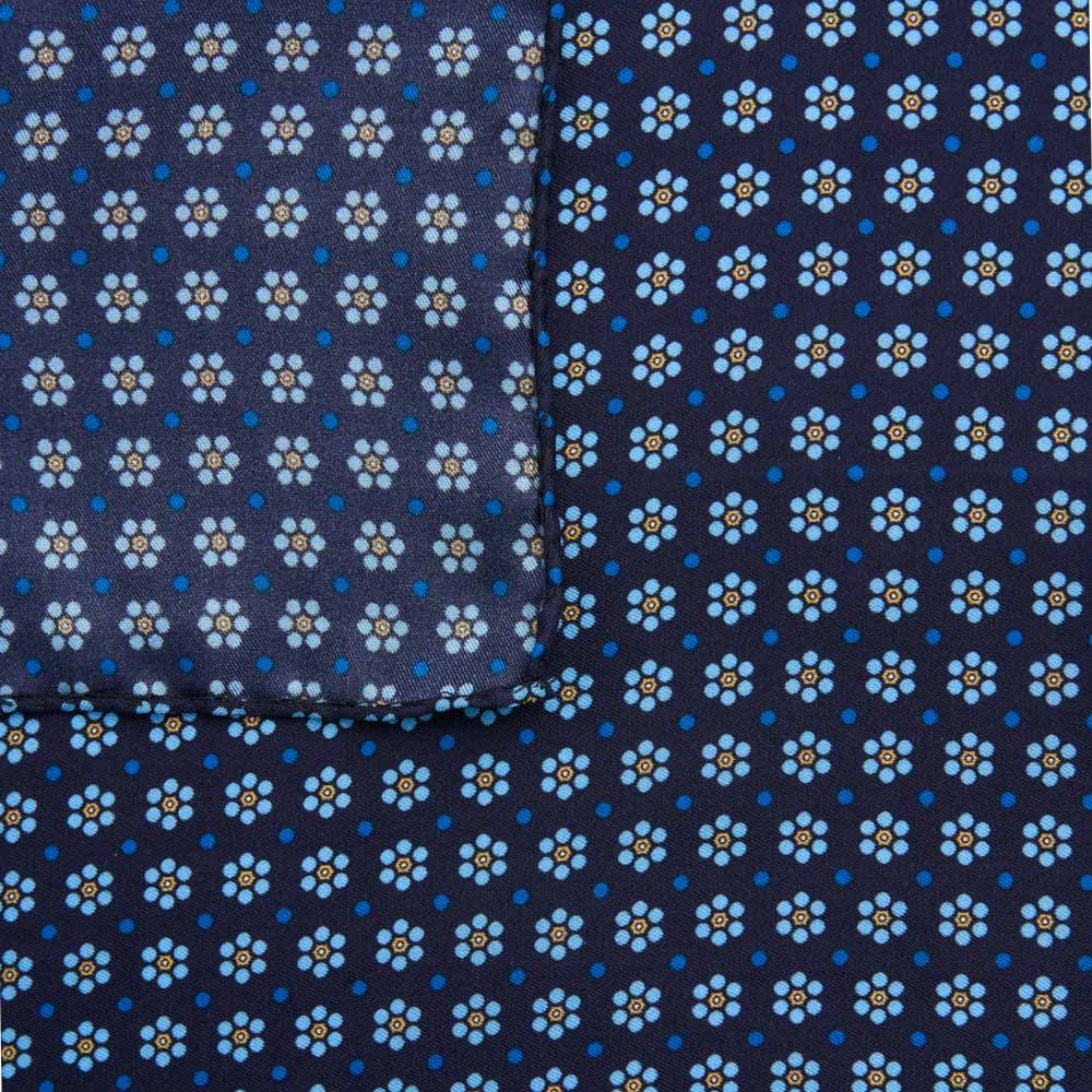 Hankys Silk - Blue Flower