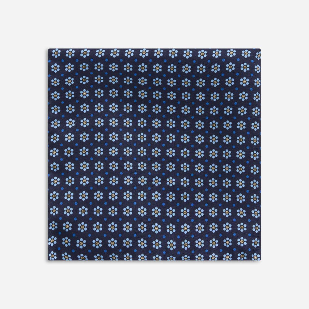Hankys Silk - Blue Flower
