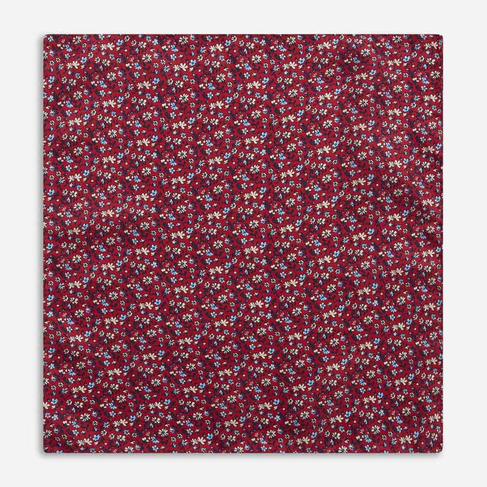 Hankys Silk - Red Flower