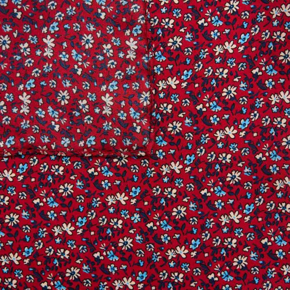 Hankys Silk - Red Flower