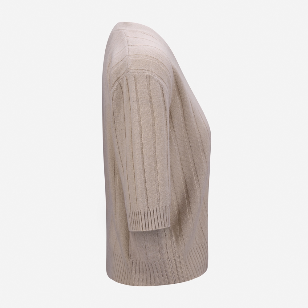 Zoe Elbow Cardigan - Oyster