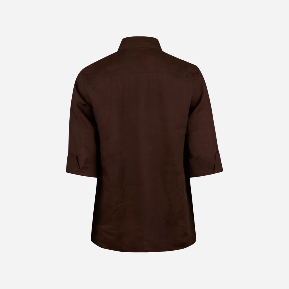 Stella Popover Shirt - Dark Brown