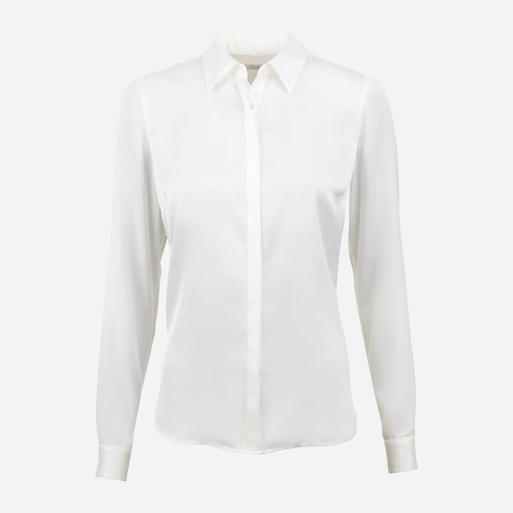 Susan Silk Blouse - White