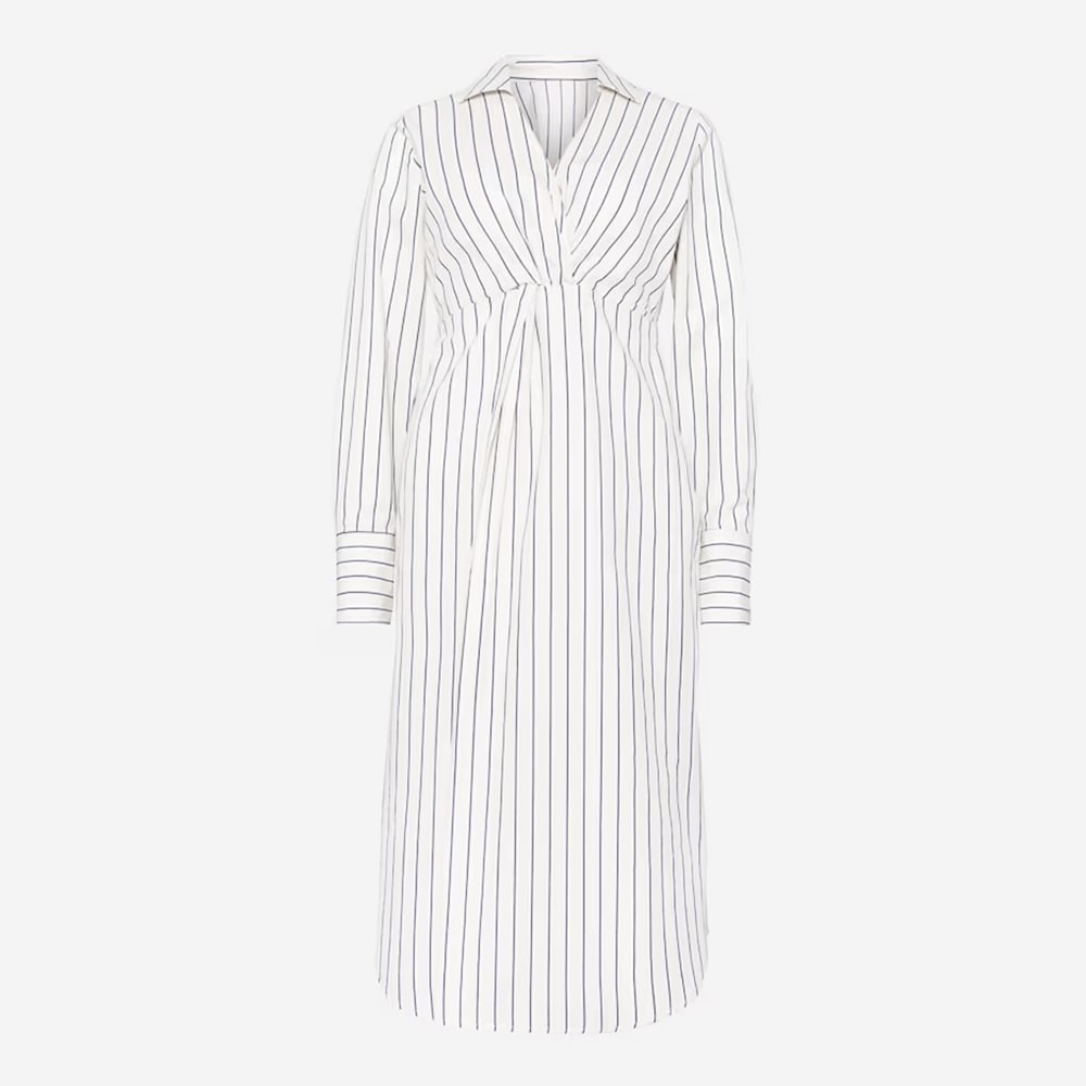 Livia Dress - Cream Stripe
