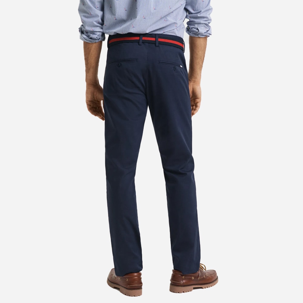 Slim Sports Chinos - Evening Blue