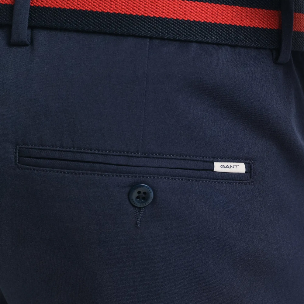 Slim Sports Chinos - Evening Blue