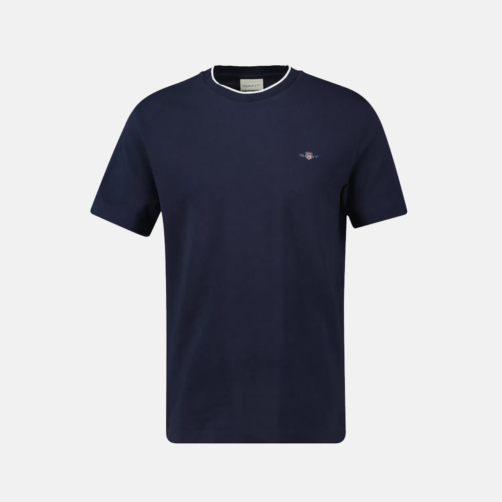 Pique Short Sleeve T-Shirt - Evening Blue