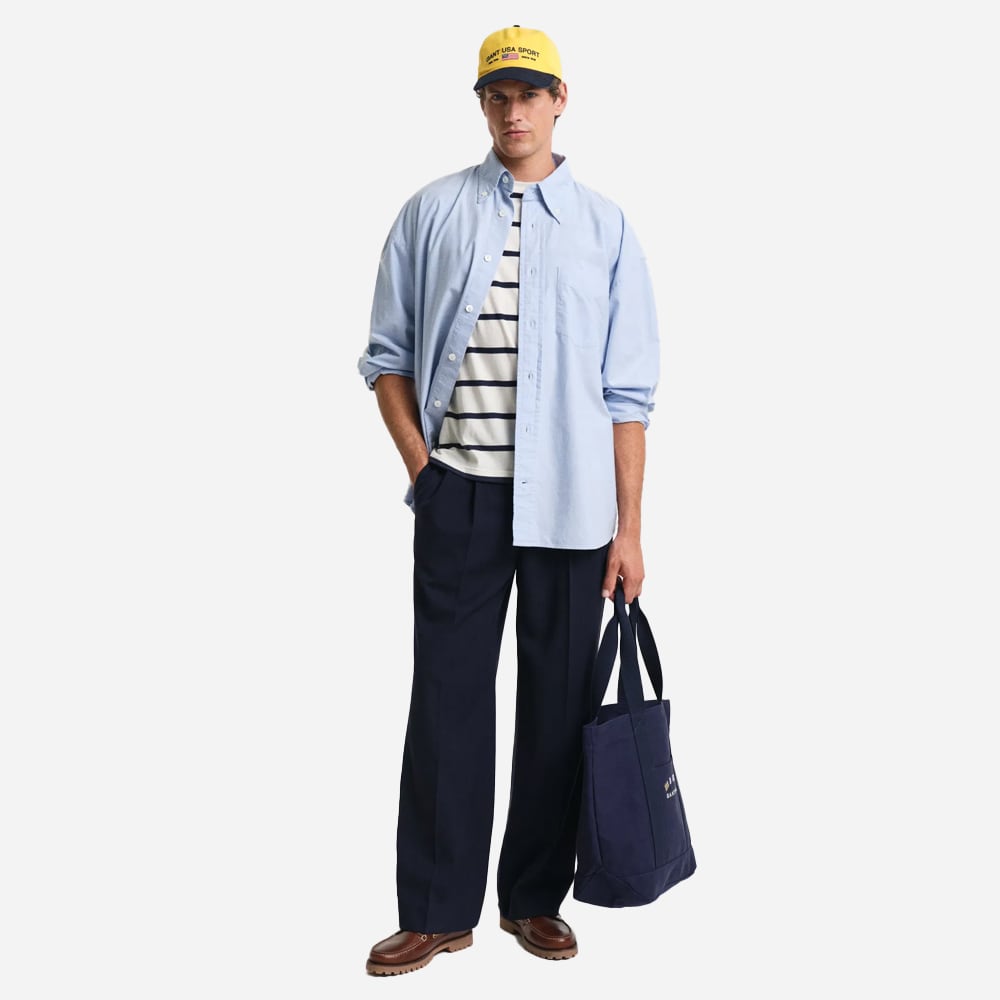 Striped Short Sleeve T-Shirt - Cream