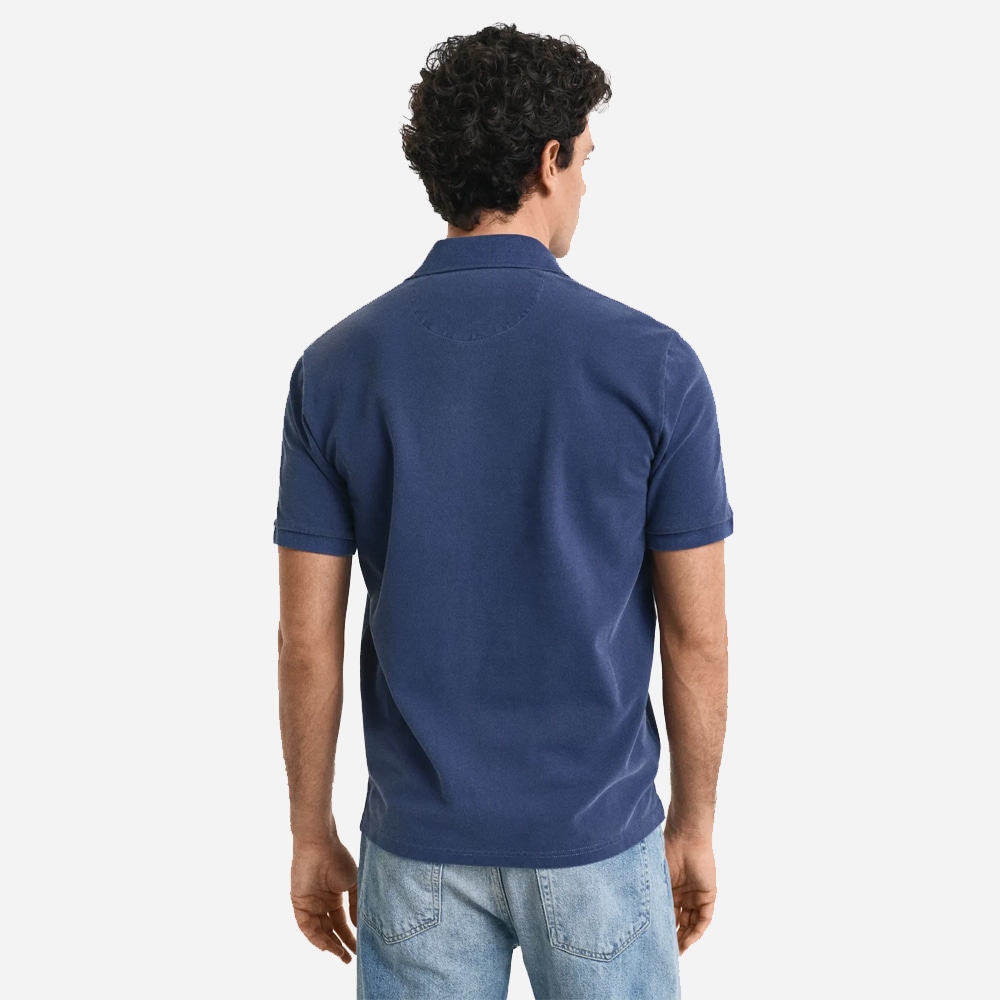 Sunfaded Polo Shirt - Persian Blue