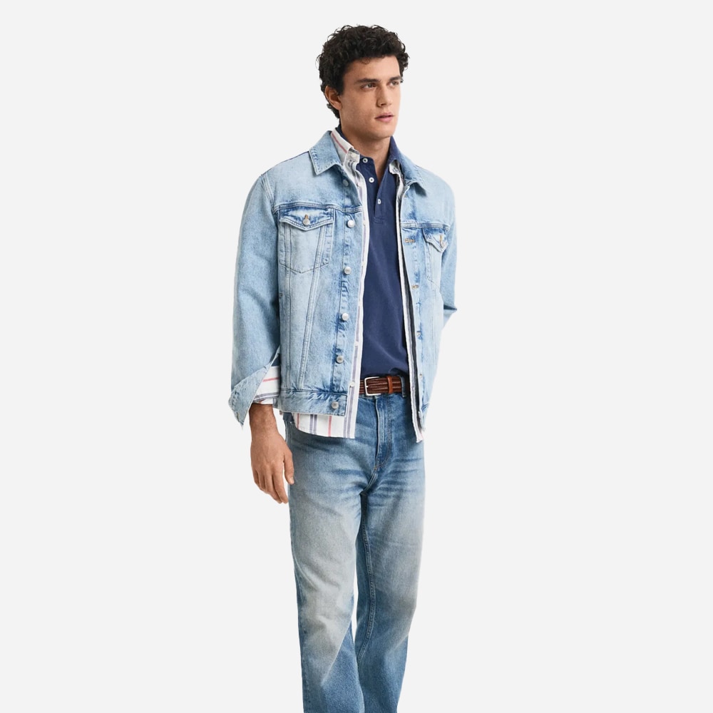 Sunfaded Polo Shirt - Persian Blue