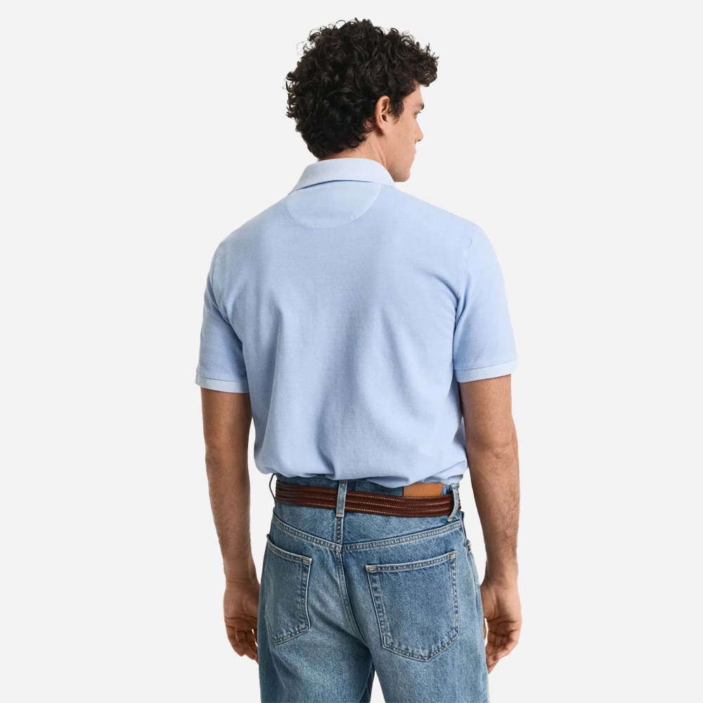 Sunfaded Polo Shirt - Fresh Blue