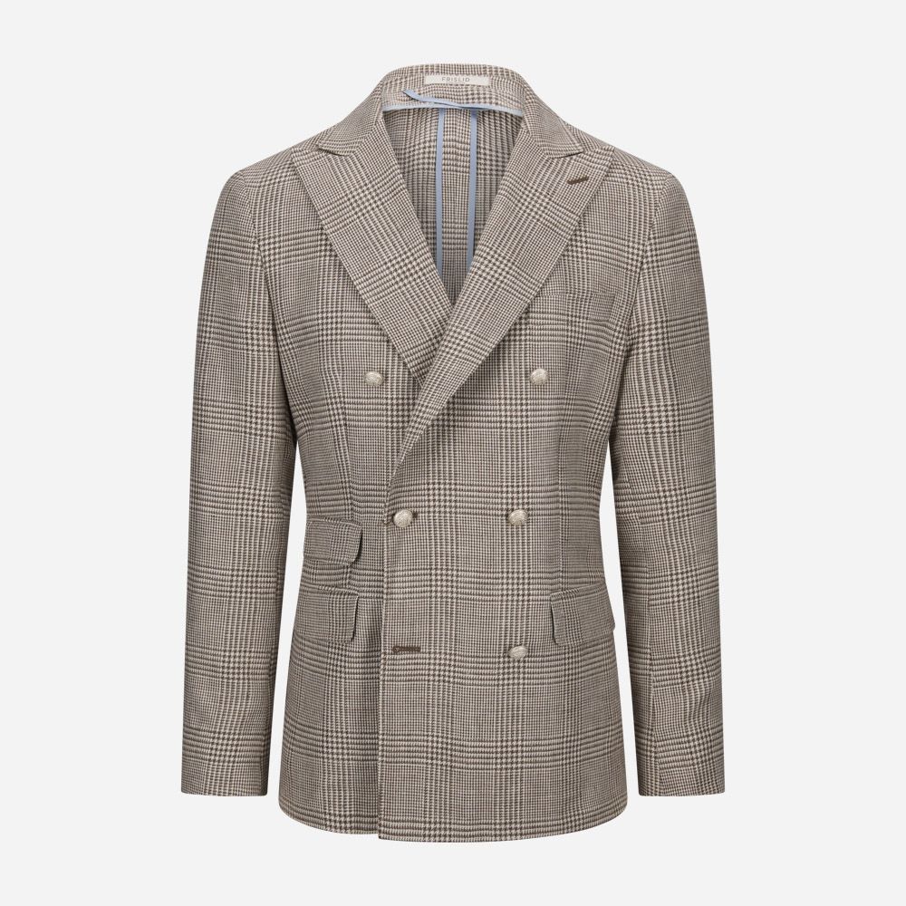 Scapoli Blazer - Beige Check