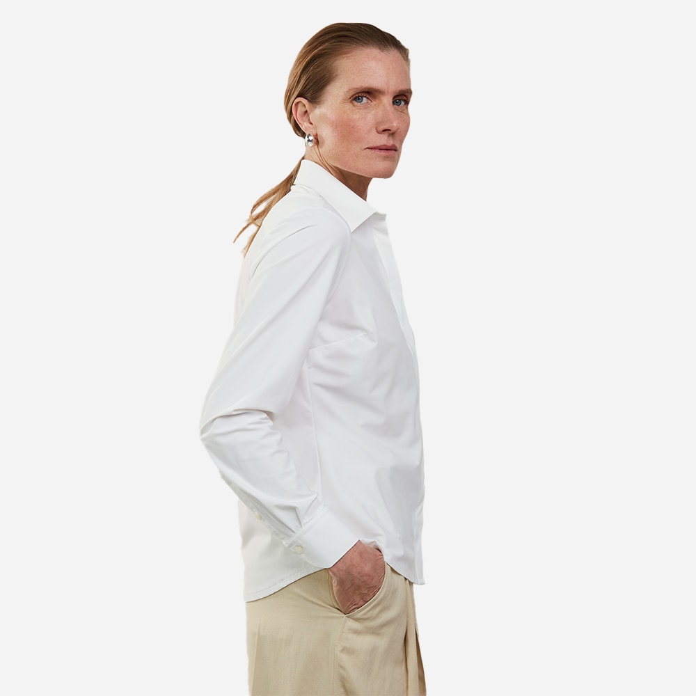 Sofie Jersey Shirt - White