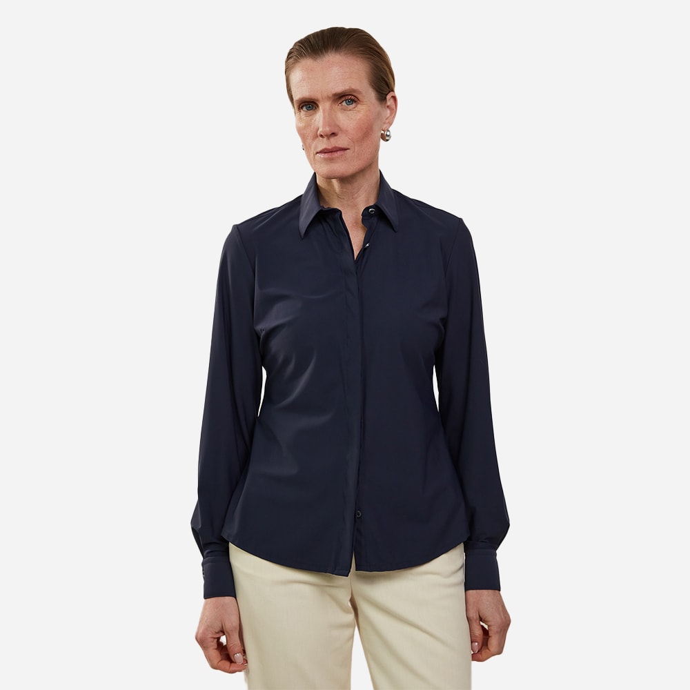 Sofie Jersey Shirt - Dark Navy