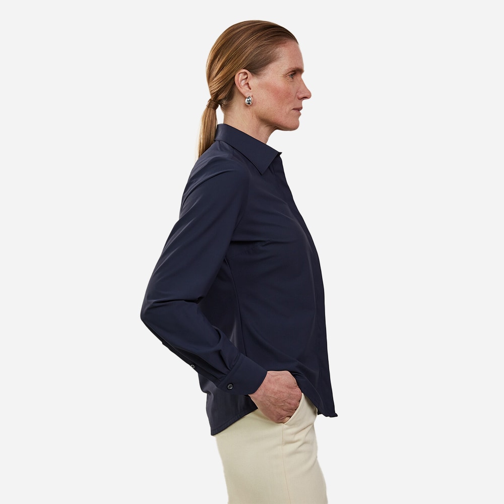 Sofie Jersey Shirt - Dark Navy