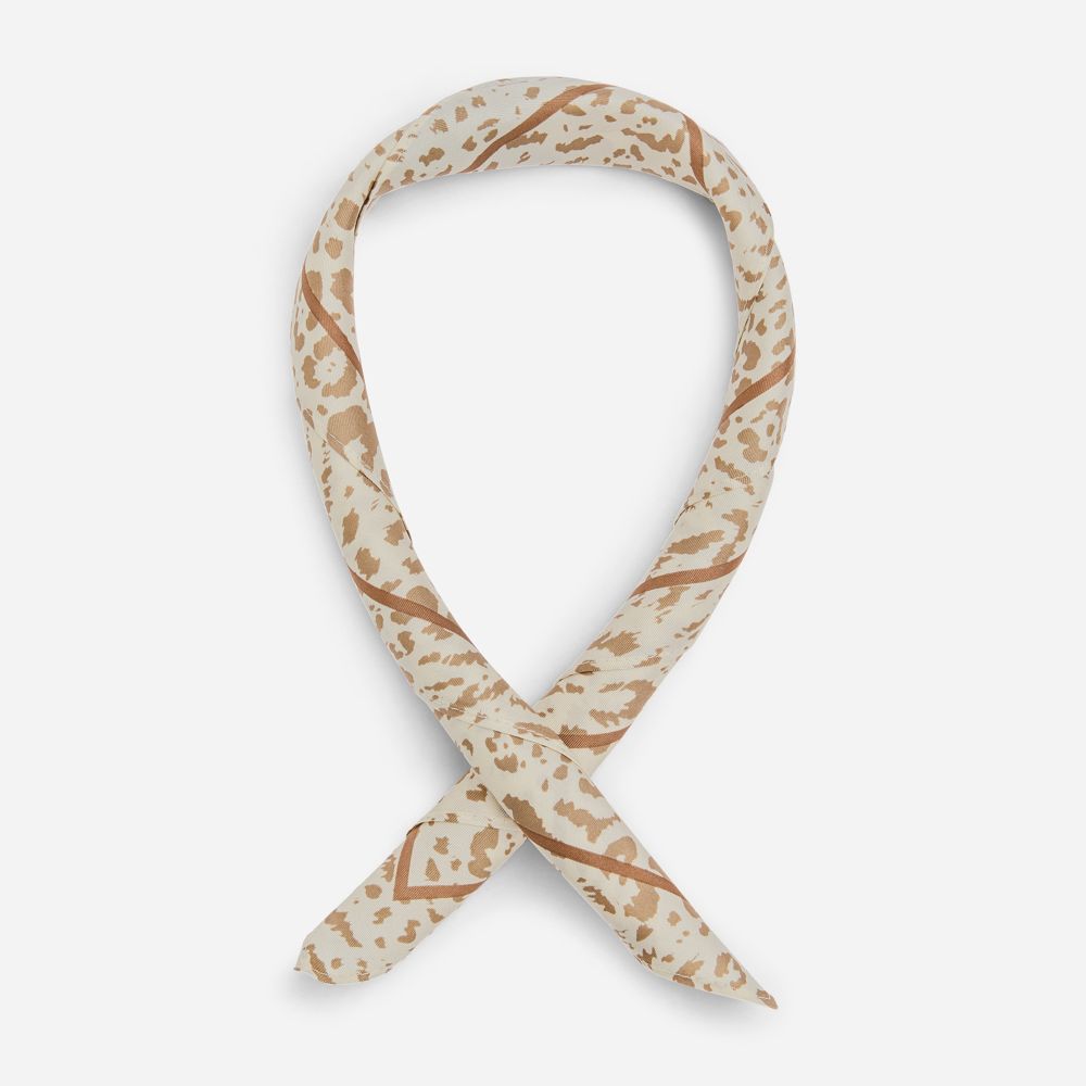 Leo Scarf - Cream & Beige