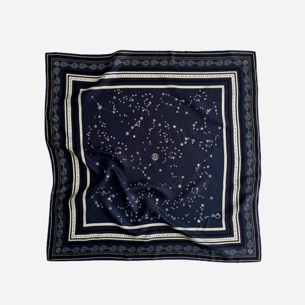 Zodiak Scarf - Navy