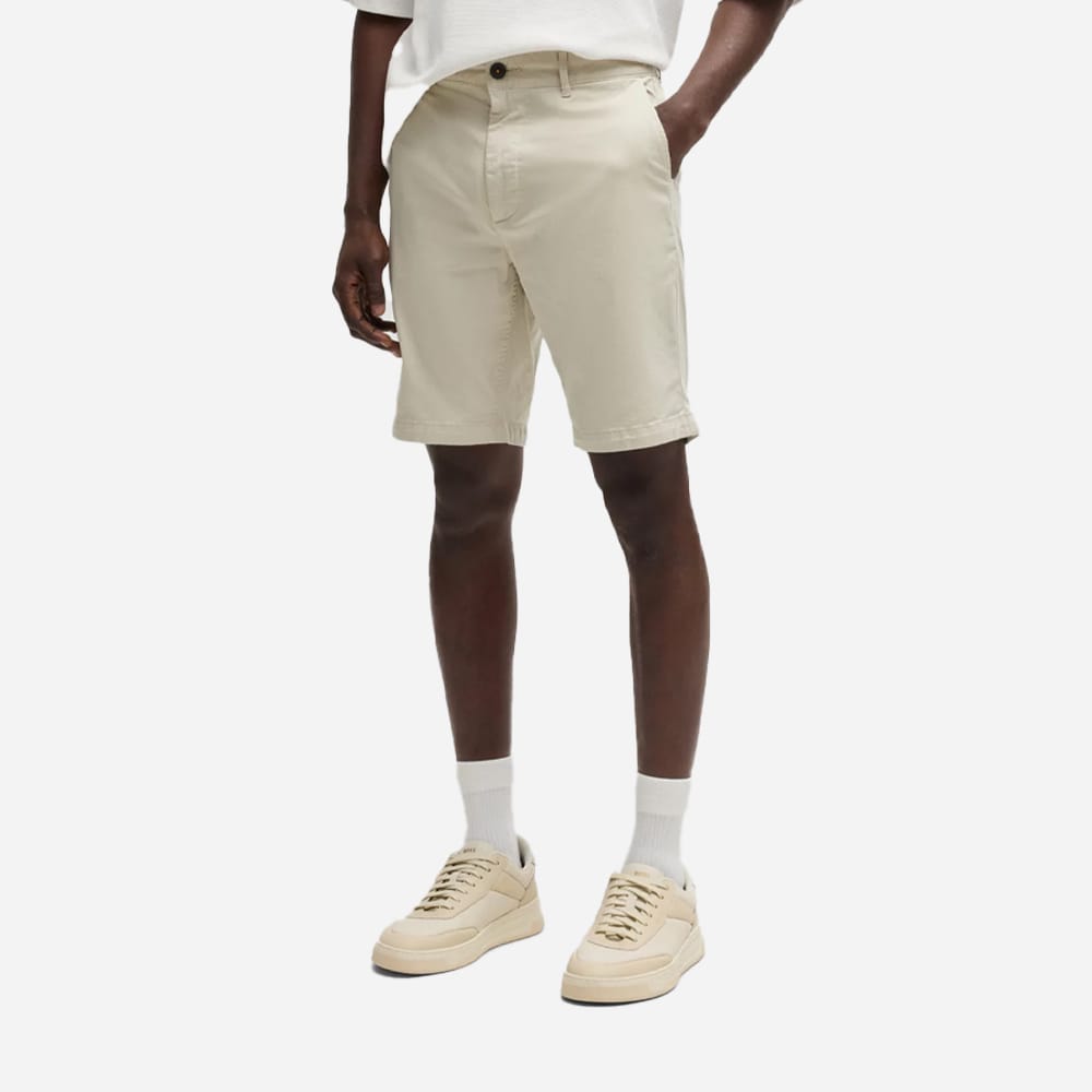 Chino Slim Shorts - Light Beige