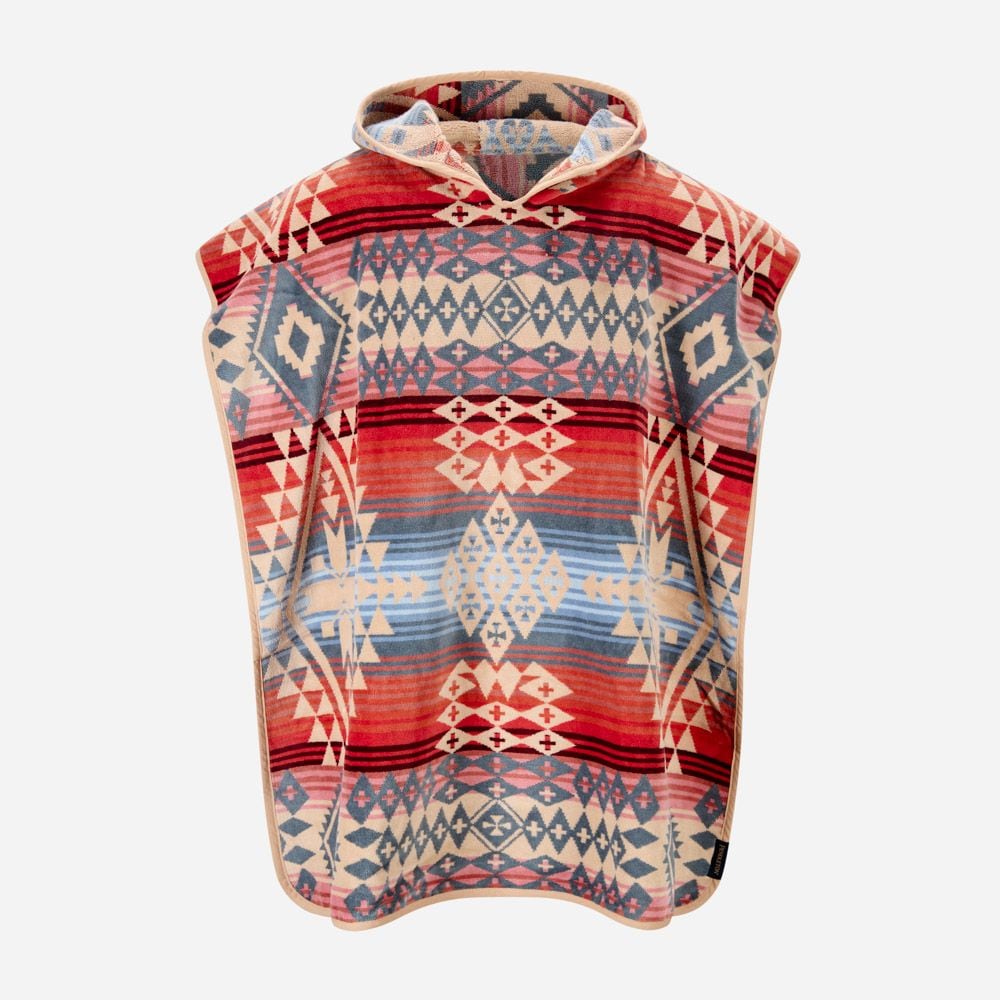 Tween Jacquard Hooded Towel - Canyonlands Desert Sky