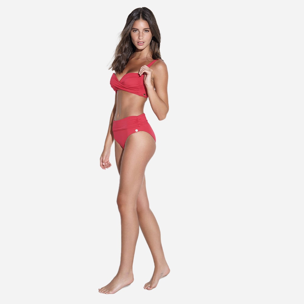 Chara Solid Bottom - Lipstick Red