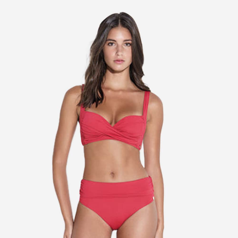 Medea Solid Top - Lipstick Red