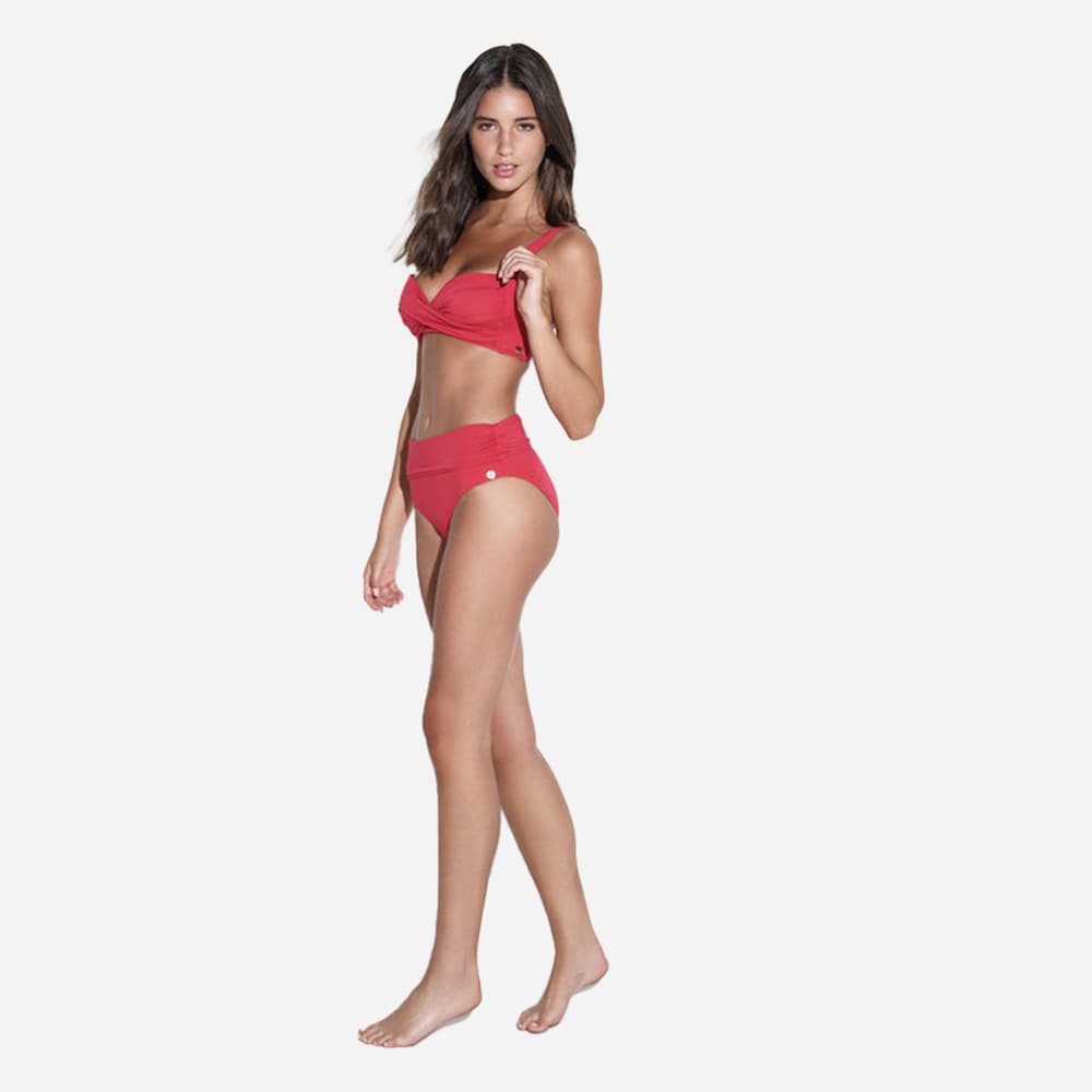 Medea Solid Top - Lipstick Red