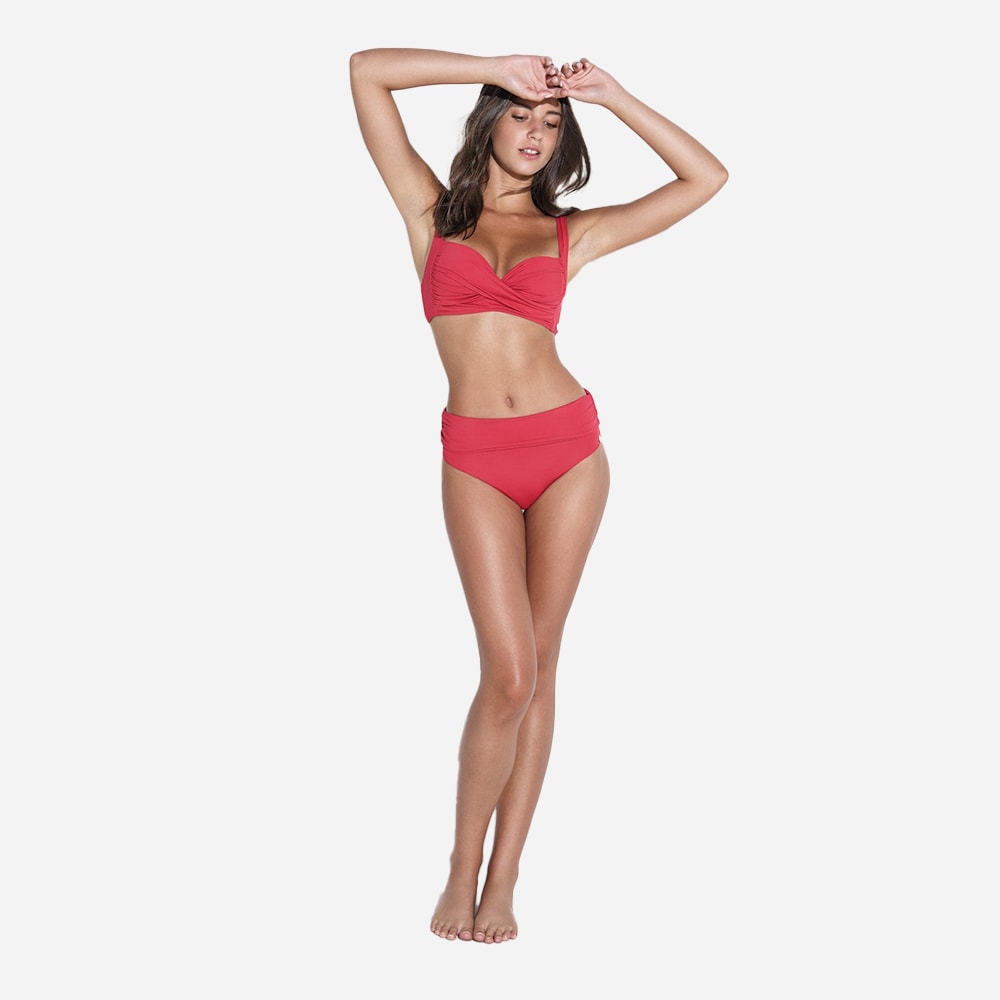 Medea Solid Top - Lipstick Red