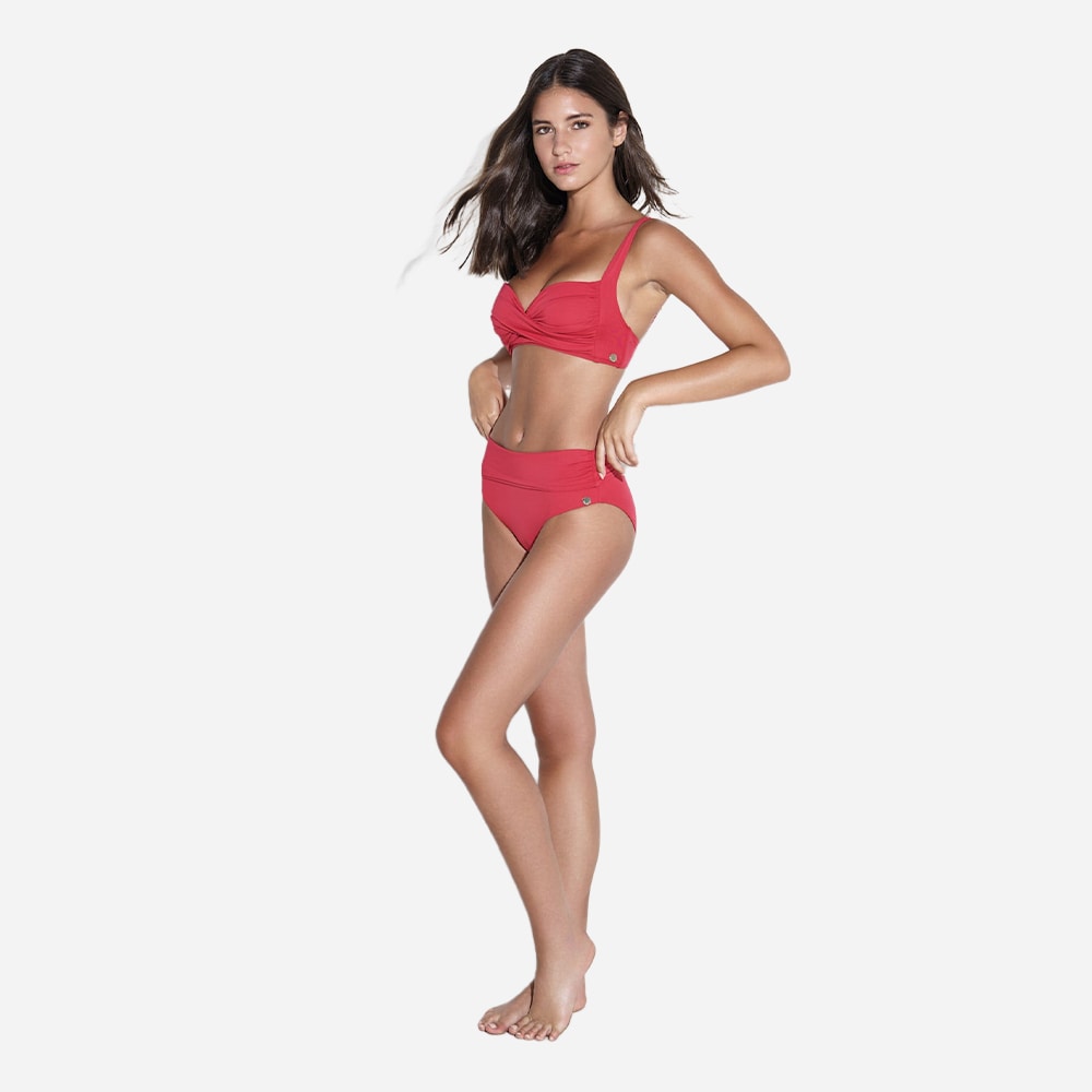 Medea Solid Top - Lipstick Red