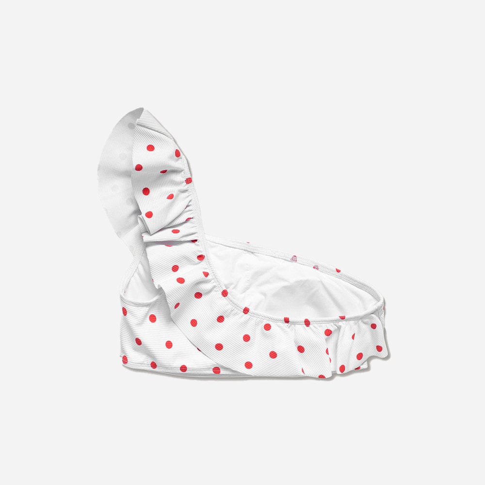 Helle Polka Dot Top - White-Red