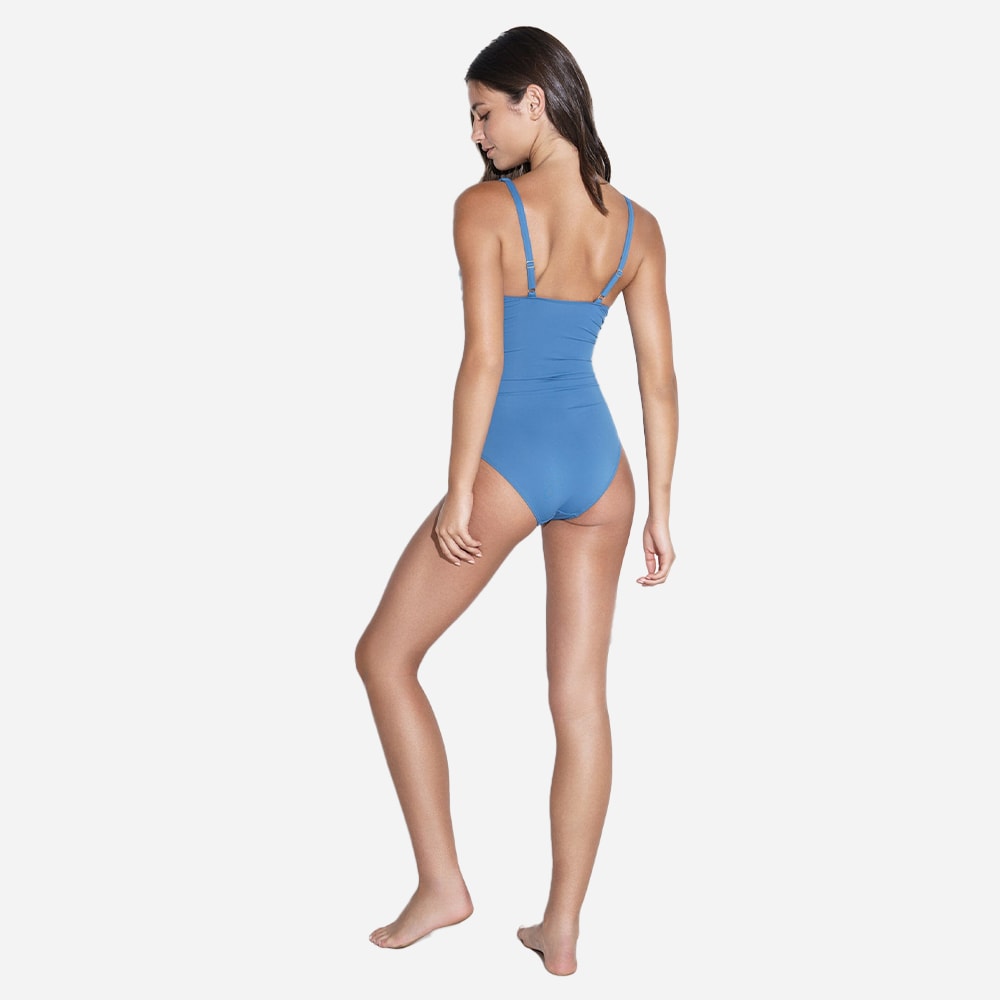 Simi Solid Swimsuit Recycled - High Tide