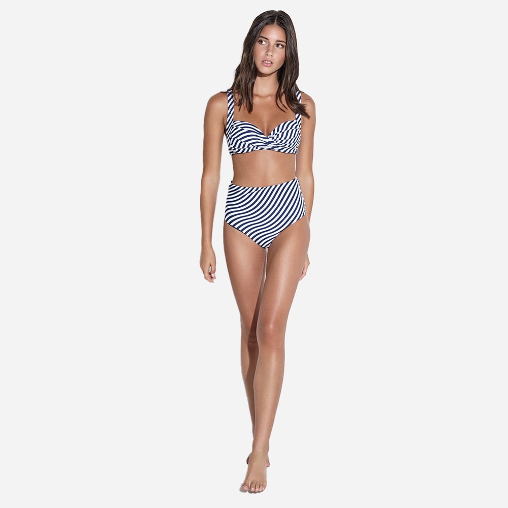 Wave Chara Bottom - Navy-White