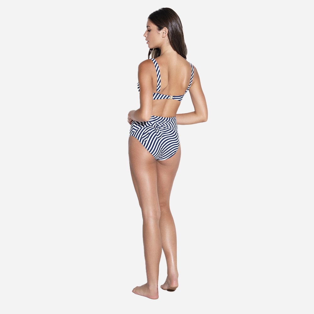 Wave Medea Top - Navy-White