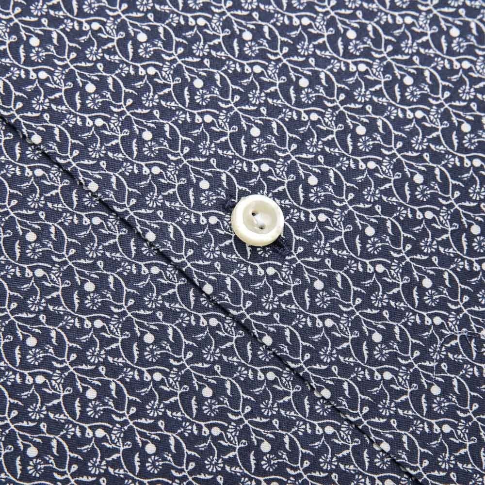 Contemporary Signature Twill Shirt - Dark Blue Floral
